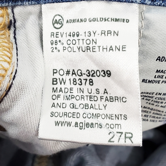 AG Adriano Goldschmied Middi Ankle Acid Wash Jeans - Picture 8 of 10